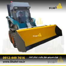 گریدر بابکت تارا بابکت در پروژه تسطیح خیابان شهری